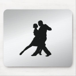 Tapis De Souris Danseurs de tango Silhouette