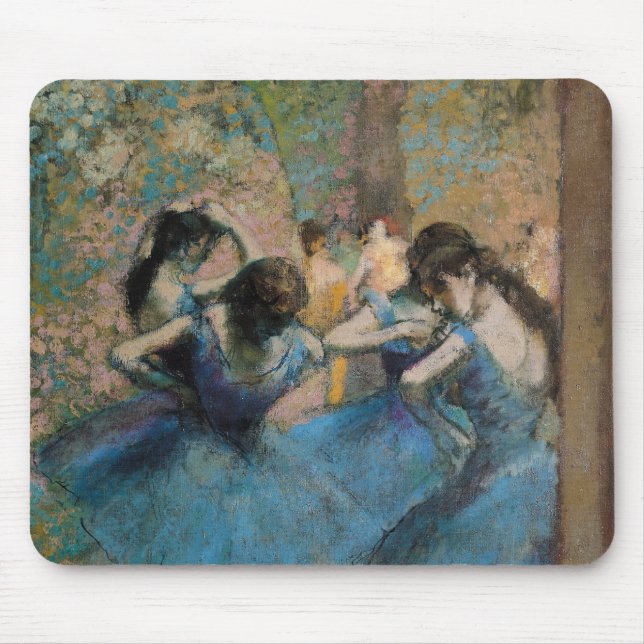 Tapis De Souris Danseurs d'Edgar Degas | dans le bleu, 1890 (Devant)