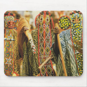 Tapis De Souris Danseurs tribaux de Banjouge, Cameroun