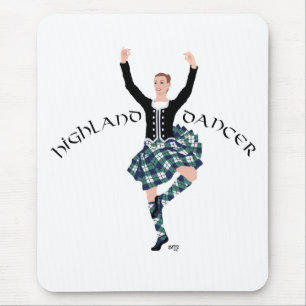 Tapis De Souris Danseuse écossaise Highland Fling
