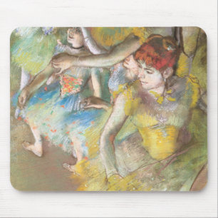 Tapis De Souris Danseuses de ballet sur la scène par Edgar Degas