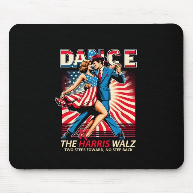 Tapis De Souris Dansez Le Harris Wheimer Deux Étapes Pas D'Étape (Devant)