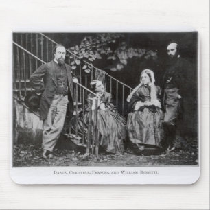 Tapis De Souris Dante, Christina, Frances et William Rossetti
