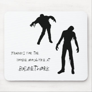 Tapis de souris d'apocalypse de zombi