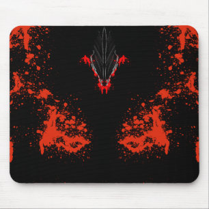 Tapis De Souris Dark Anime Fantasy Crow and Demon Art