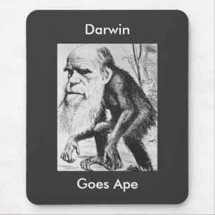 Tapis De Souris Darwin Goes Ape Mousepad