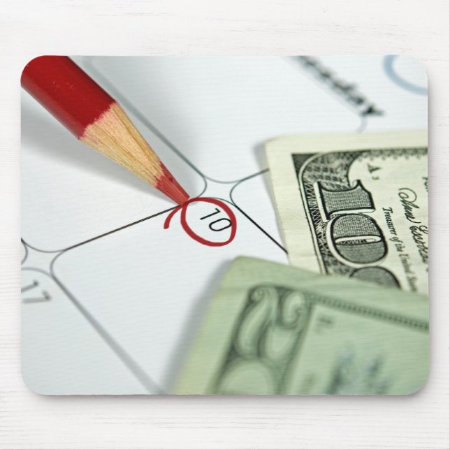 Tapis De Souris Date d'échéance (Devant)