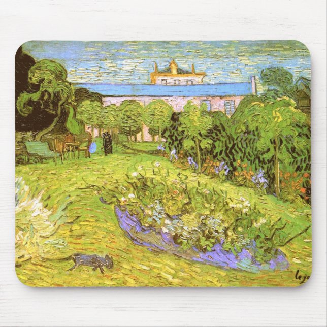 Tapis De Souris Daubigny's Garden Van Gogh Art (Devant)