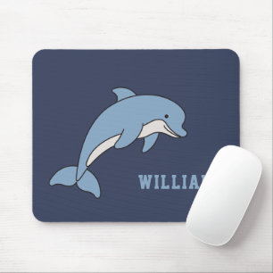 Tapis De Souris Dauphin Personnalisé Nom Personnalisé Retour À L'É