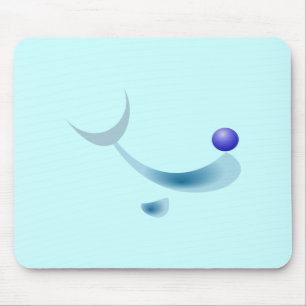 Tapis De Souris dauphin stylisé Mousepad