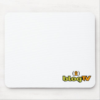 Tapis de souris de BlogTV (blanc)