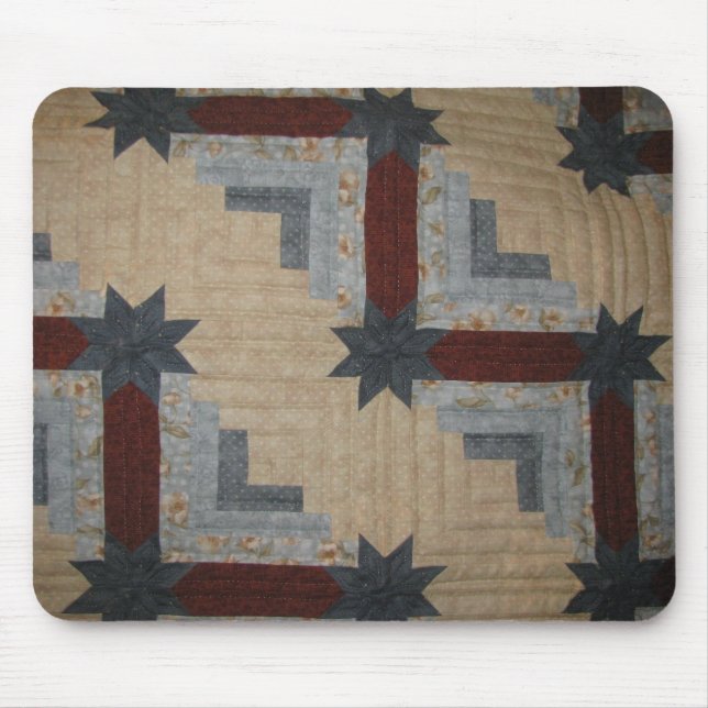 Tapis de souris de cabine de rondin (Devant)