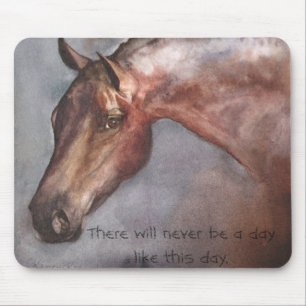 Tapis de souris de cheval de baie