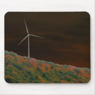 Tapis de souris de chute d'éolienne d'énergie alte