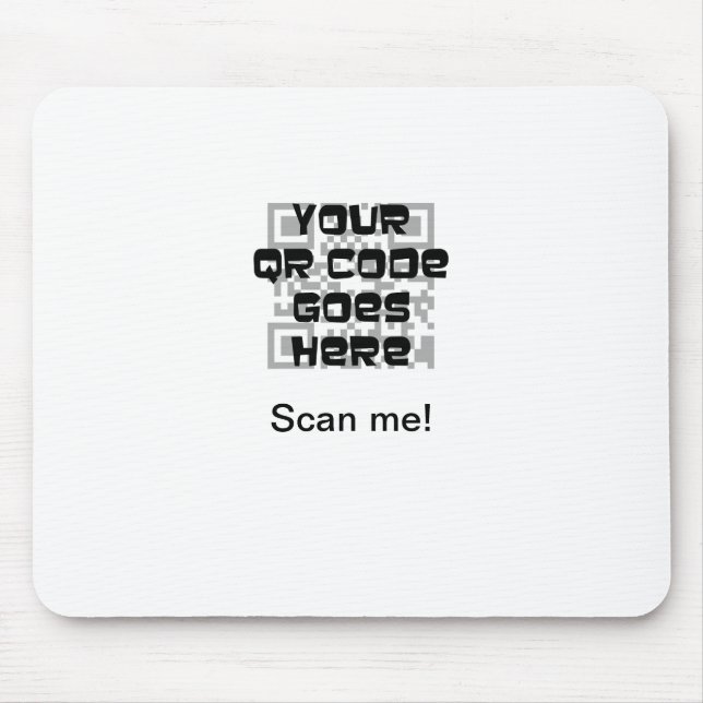 Tapis de souris de code de QR (Devant)