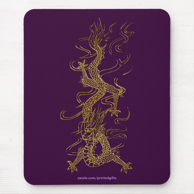 Tapis de souris de concepteur asiatique sur le thè (Devant)
