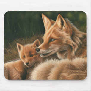 Tapis de souris de conception de Fox