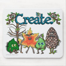 Tapis de souris de copain de nature