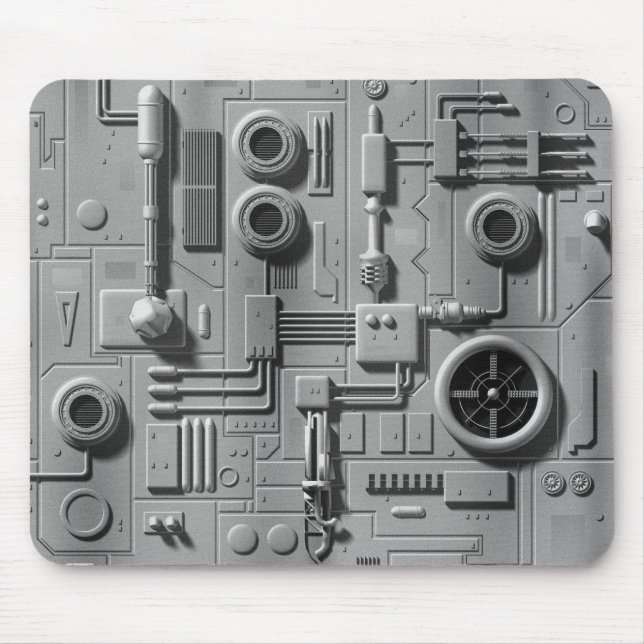 Tapis de souris de coque de faucon (Devant)