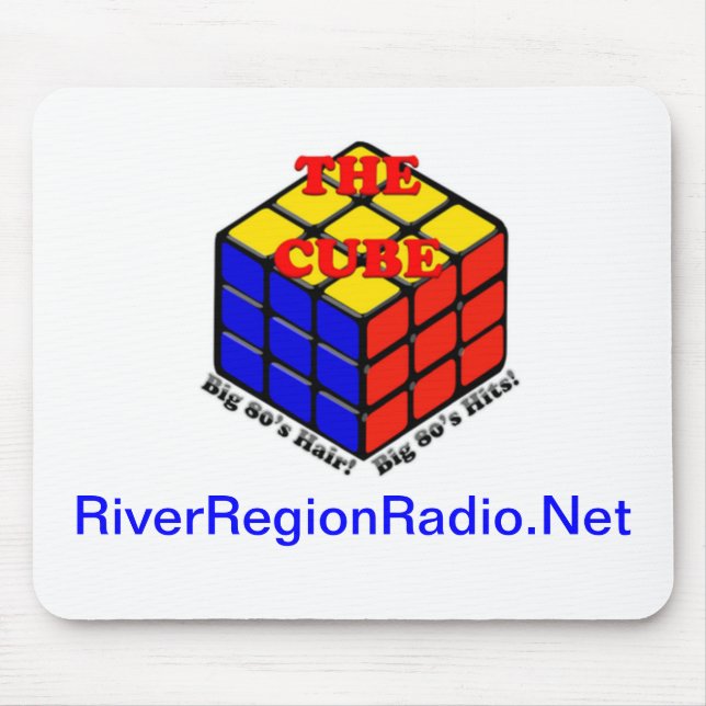 Tapis de souris de cube (Devant)