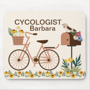 Tapis de souris de cycliste Cycologiste