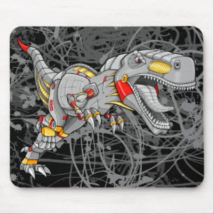 Tapis de souris de dinosaure de Tyrannosaurus de