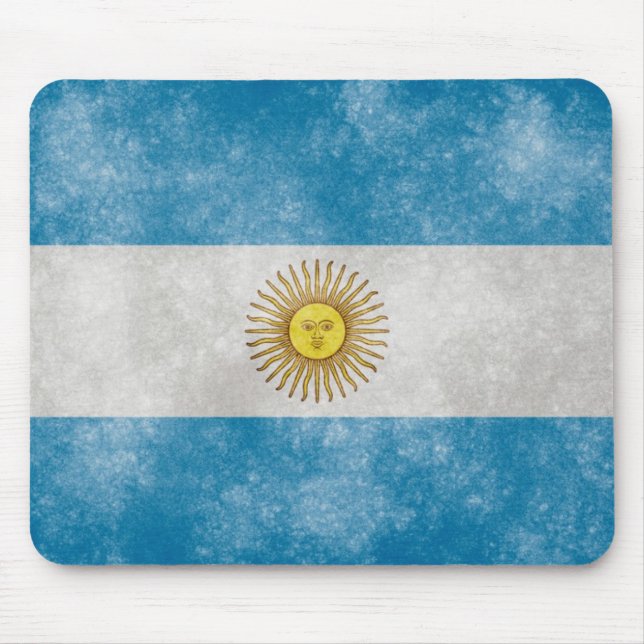 Tapis de souris de drapeau de l'Argentine (Devant)