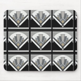 Tapis de souris de fan d'art déco