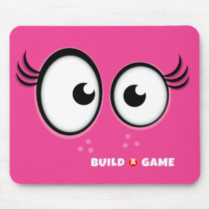 Tapis de souris de fille de tuile