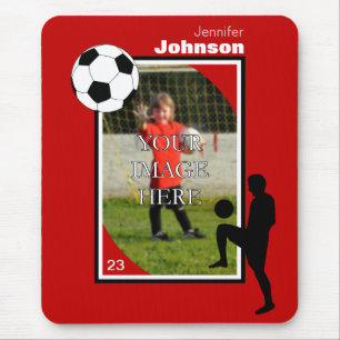 Tapis de souris de football personnalisé