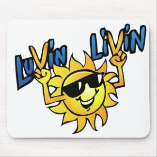 Tapis de souris de graphique de Luvin Livin Sun