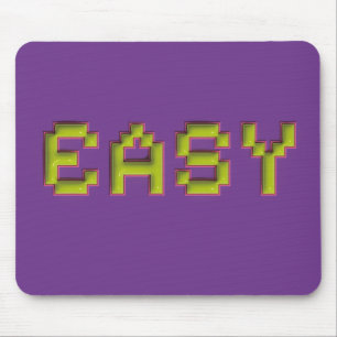 Tapis de Souris de Jeu en Pixel Art Rétro EASY - N