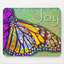 Tapis de souris de joie de papillon