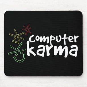 Tapis de souris de karma d'ordinateur