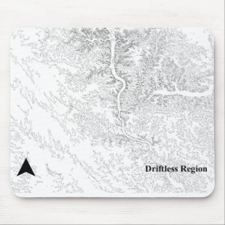 Tapis de souris de la région sans dérive