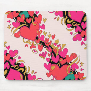 Tapis de souris de la Saint-Valentin   Romantique