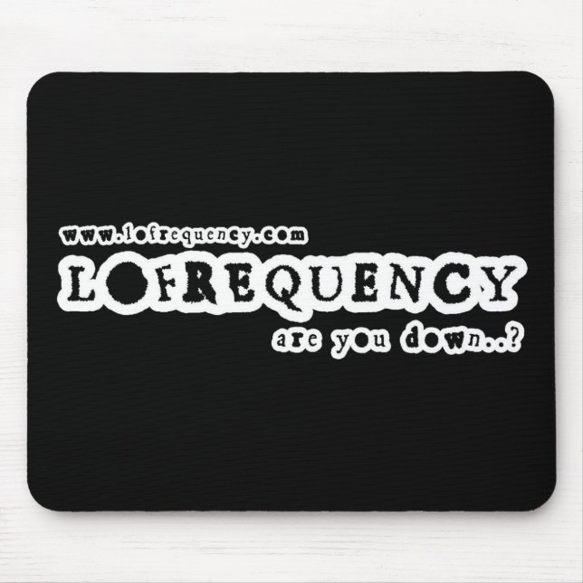 Tapis de souris de Lofrequency Logo2 (Devant)