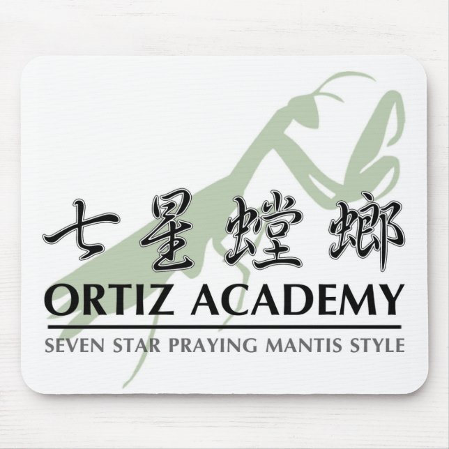 tapis de souris de logo d'académie d'ortiz (Devant)