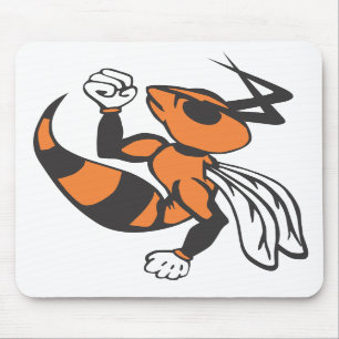 Tapis de souris de logo de frelons de Wautoma