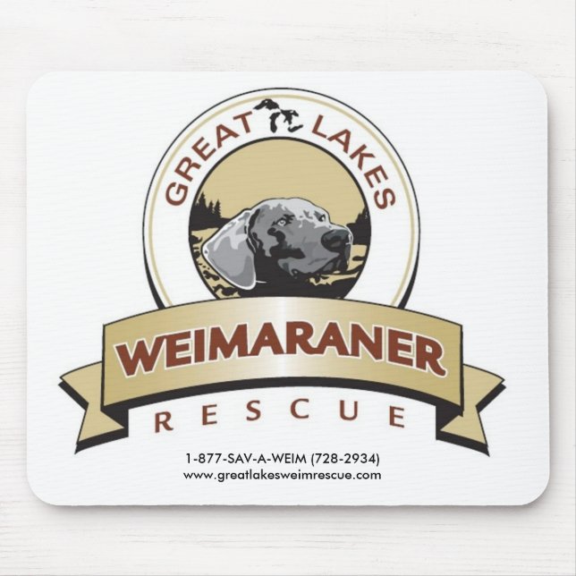 Tapis de souris de logo de GLWR (Devant)