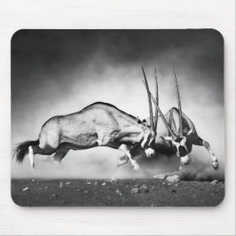 Tapis de souris de lutte des antilopes
