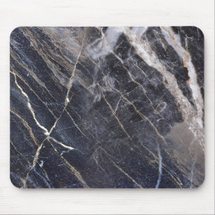 tapis de souris de marbre noir