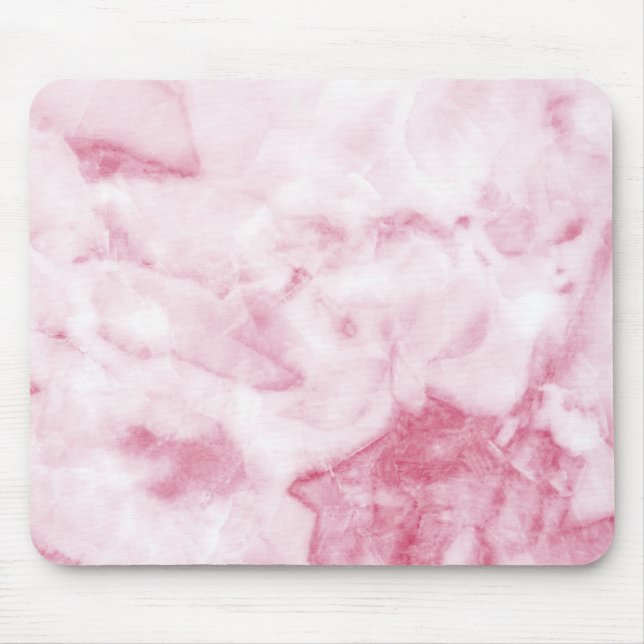 Tapis de souris de marbre rose (Devant)