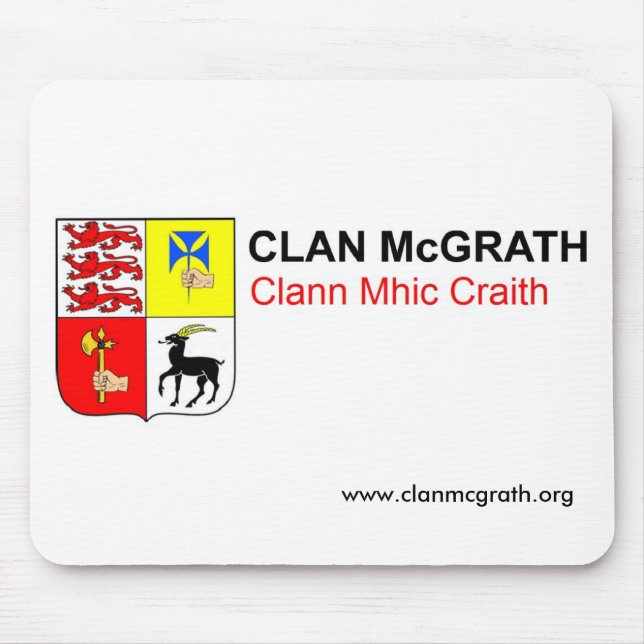 Tapis de souris de McGrath de clan (Devant)