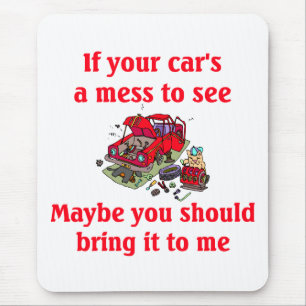 Tapis de souris de mécanicien - customisé