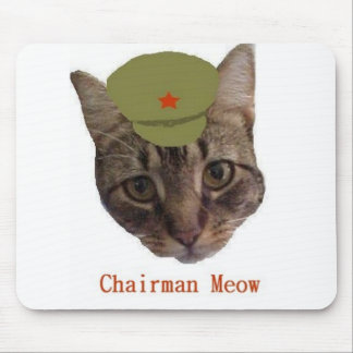 Tapis de souris de Meow de Président
