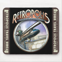 Tapis de souris de monorail de Retropolis