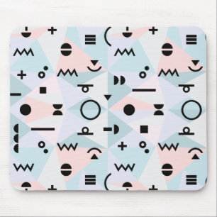 Tapis de souris de motif de symbole de Memphis de