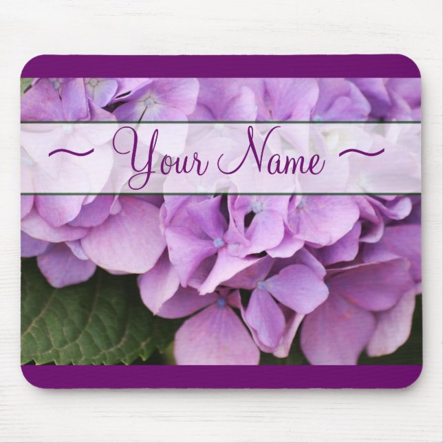 Tapis De Souris ~ de Mousepad floral : : Personnalisé (Devant)