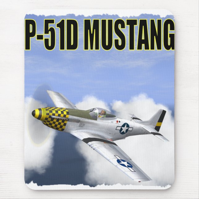 TAPIS DE SOURIS DE MUSTANG DE P-51D (Devant)
